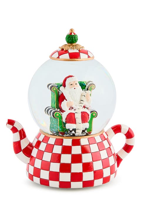 Check It Out Teapot Snow Globe