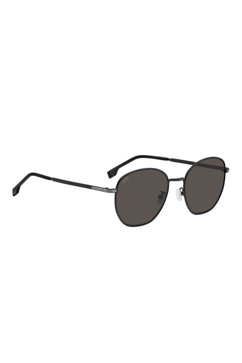 1671/F/SK 56mm Rectangular Sunglasses, Alternate, color, MATTE BLACK