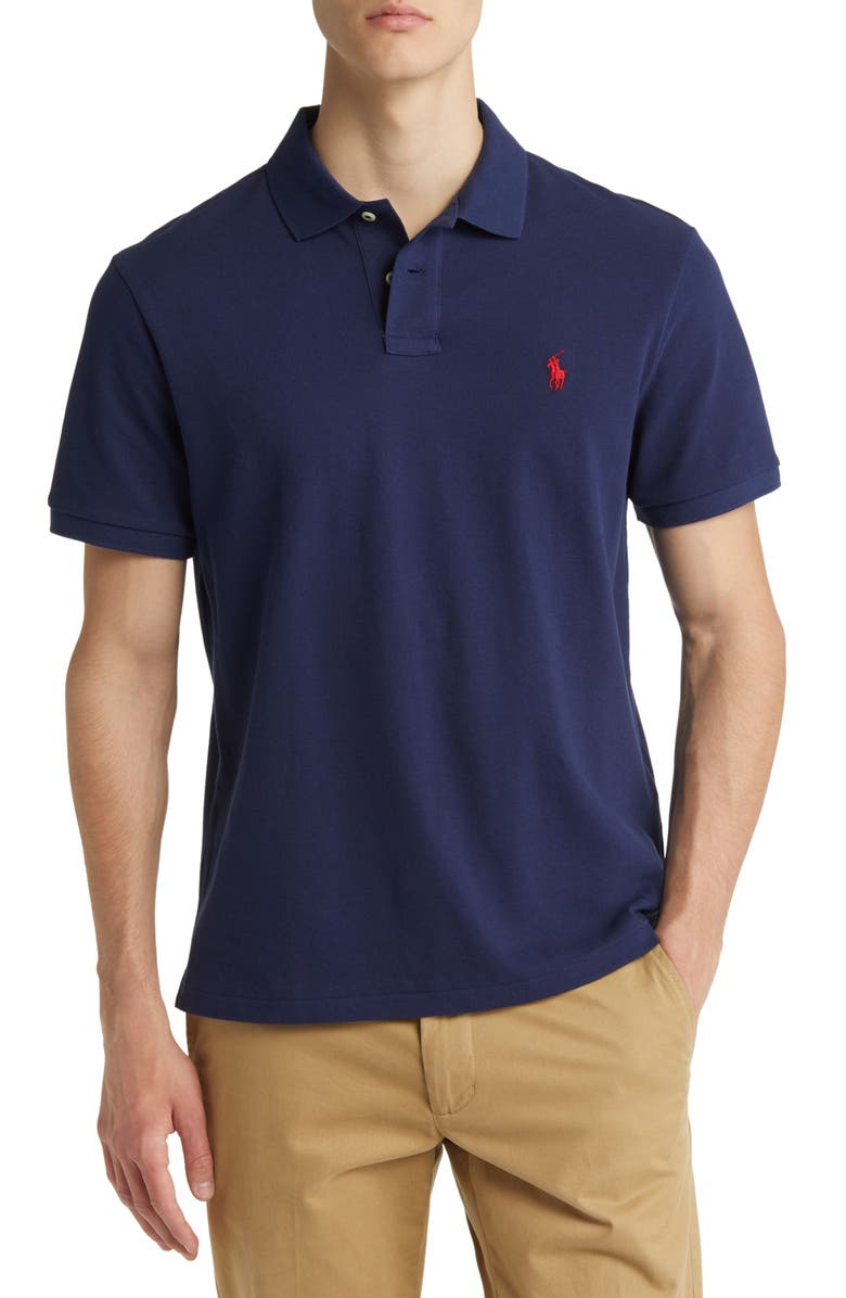 Polo Ralph Lauren Cotton Piqué Polo, Main, color, 