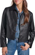 Levi's Crop Faux Leather Jacket