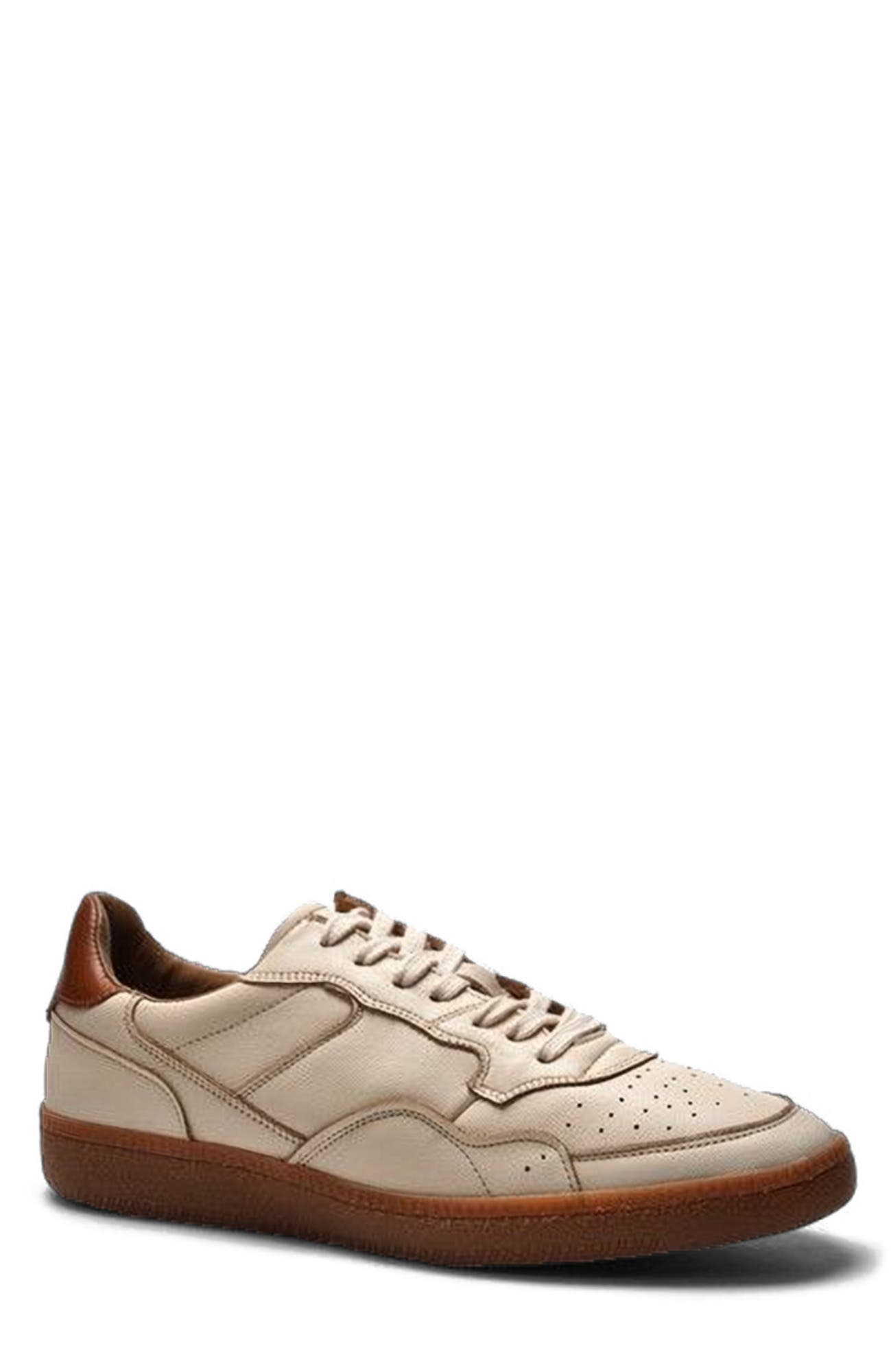 A. Veer Hugo Sneaker, Alternate, color, Cream Leather
