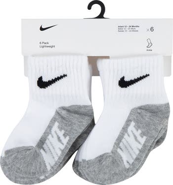 Assorted 6-Pack Cotton Blend Socks
