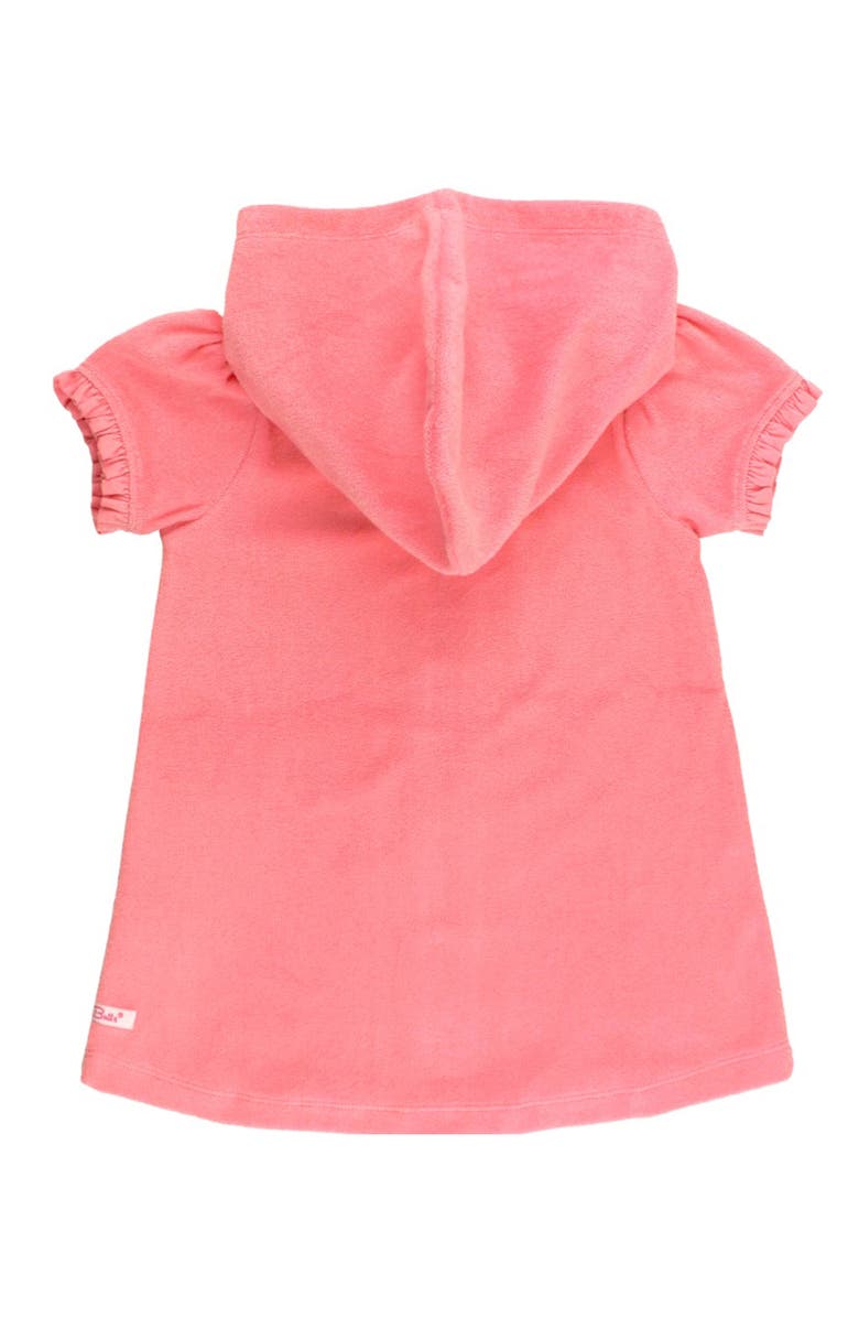 RuffleButts Terry Cloth Swim Cover-Up, Alternate, color, Pink
