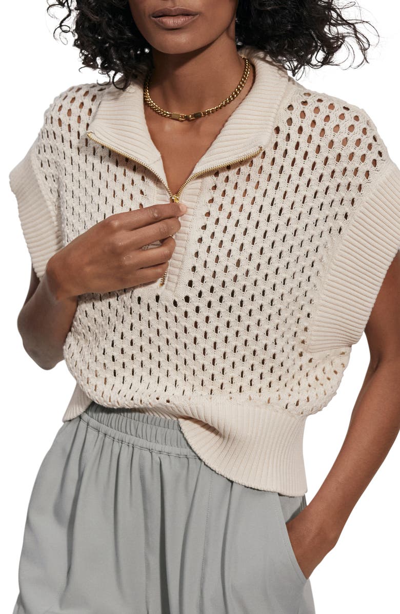 Varley Gaines Half Zip Sweater, Alternate, color,