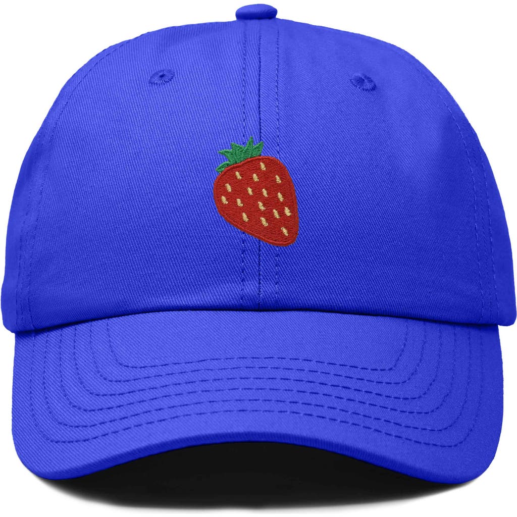 Dalix Strawberry Hat In Royal Blue