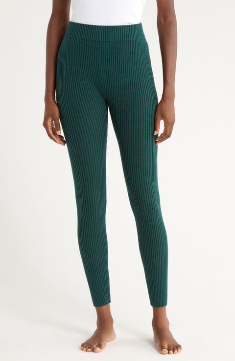Cottonsilk™ Organic Cotton Blend Rib Leggings