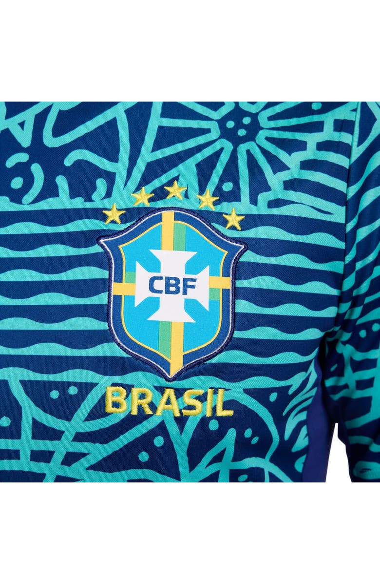 Nike Men's Nike Blue Brazil National Team 2024 Academy Pro Pre-Match Top, Alternate, color, Blue