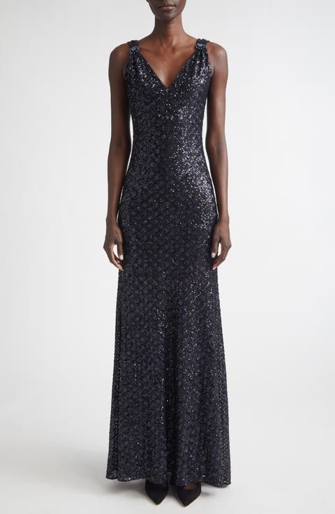 Metallic Shimmer Gown