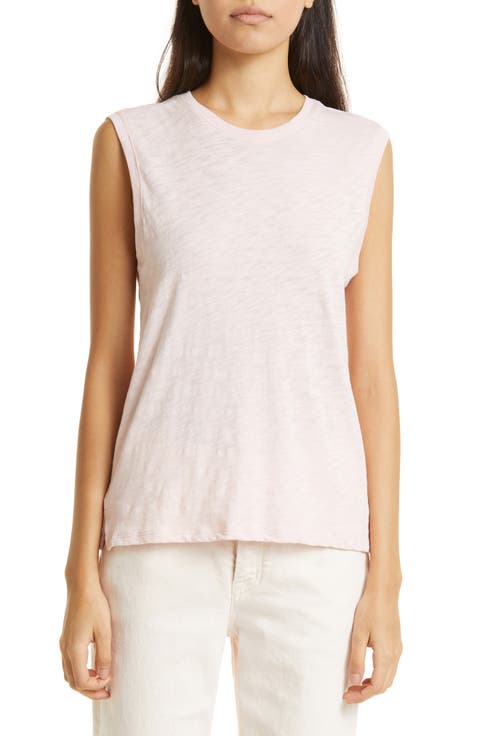 Schoolboy Cotton Slub Jersey Sleeveless T-Shirt