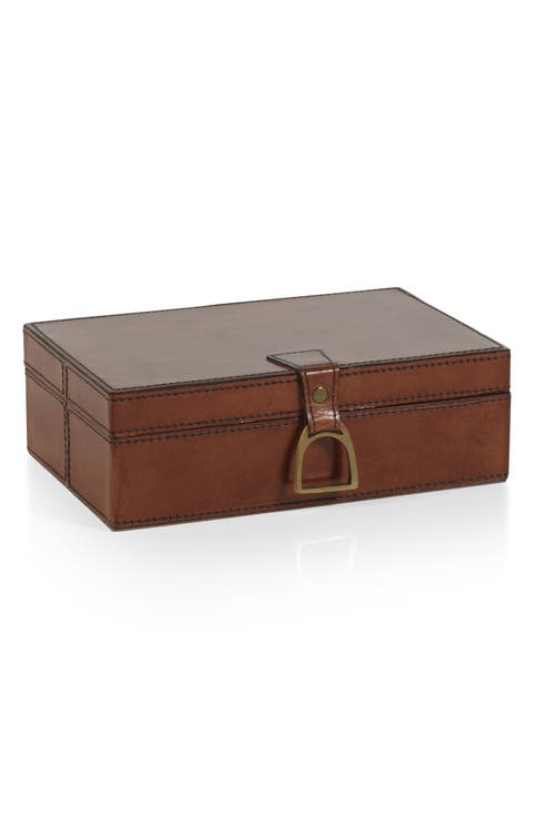 Chadwell Leather Decorative Box