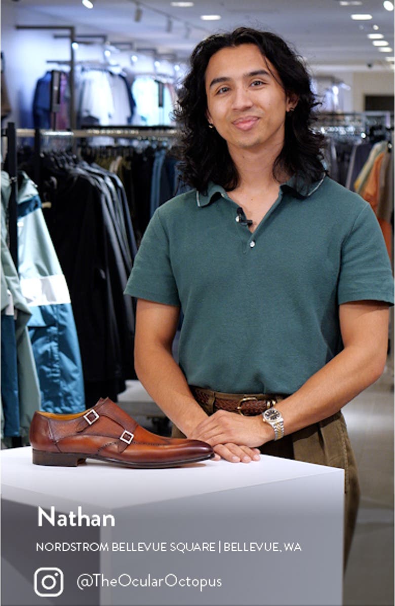 Zamir Wingtip Double Monk Strap Shoe, sales video thumbnail