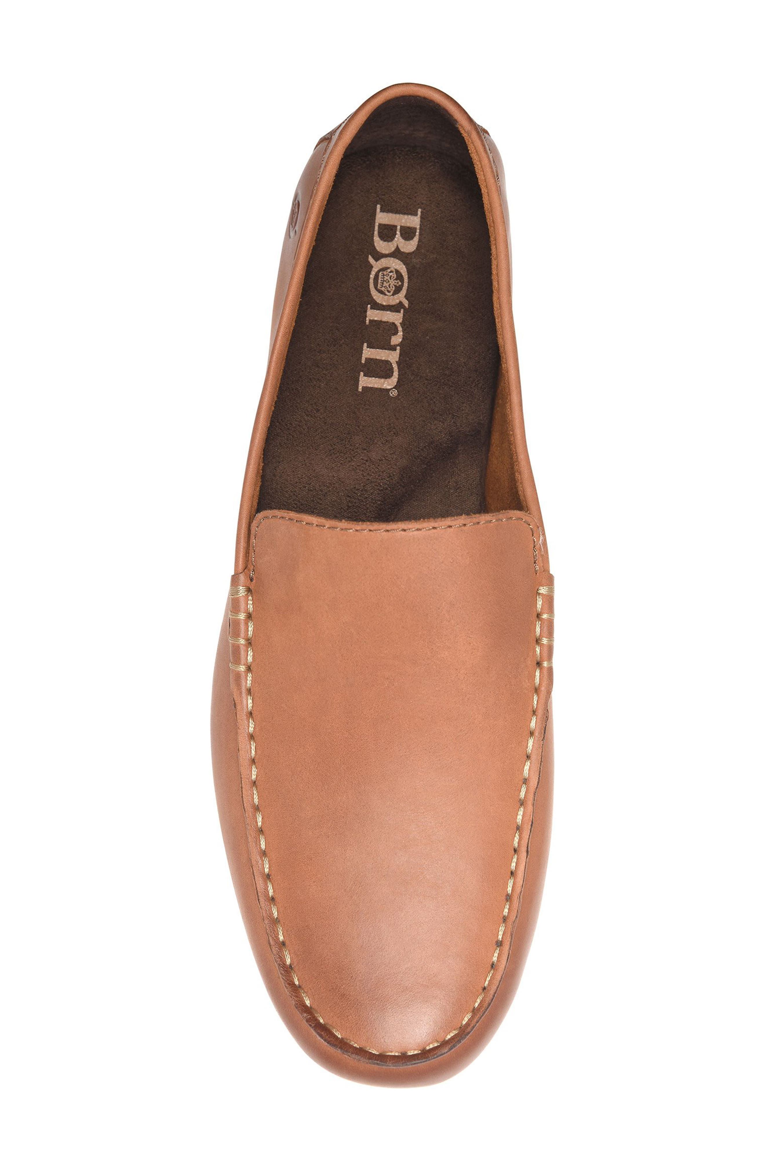 Allan Moc Driver Loafer, Alternate, color, BROWN FULLGRAIN