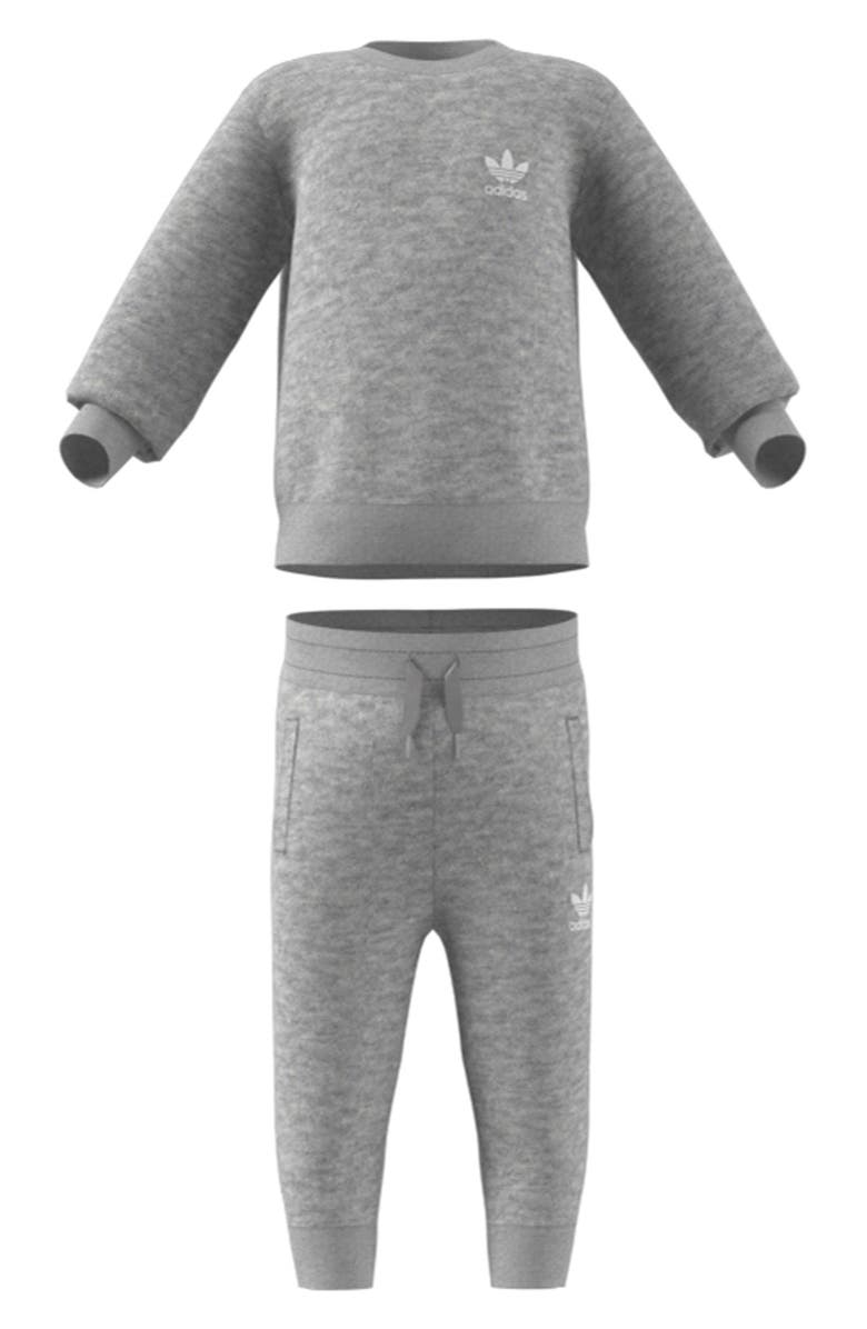 adidas Kids' Adicolor Trefoil Sweatshirt & Pants Set, Main, color,