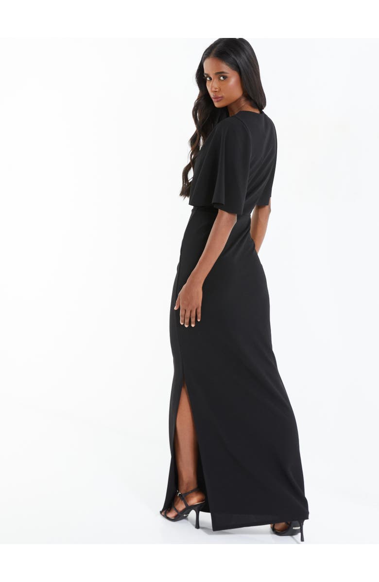 QUIZ Batwing Maxi Dress, Alternate, color, 