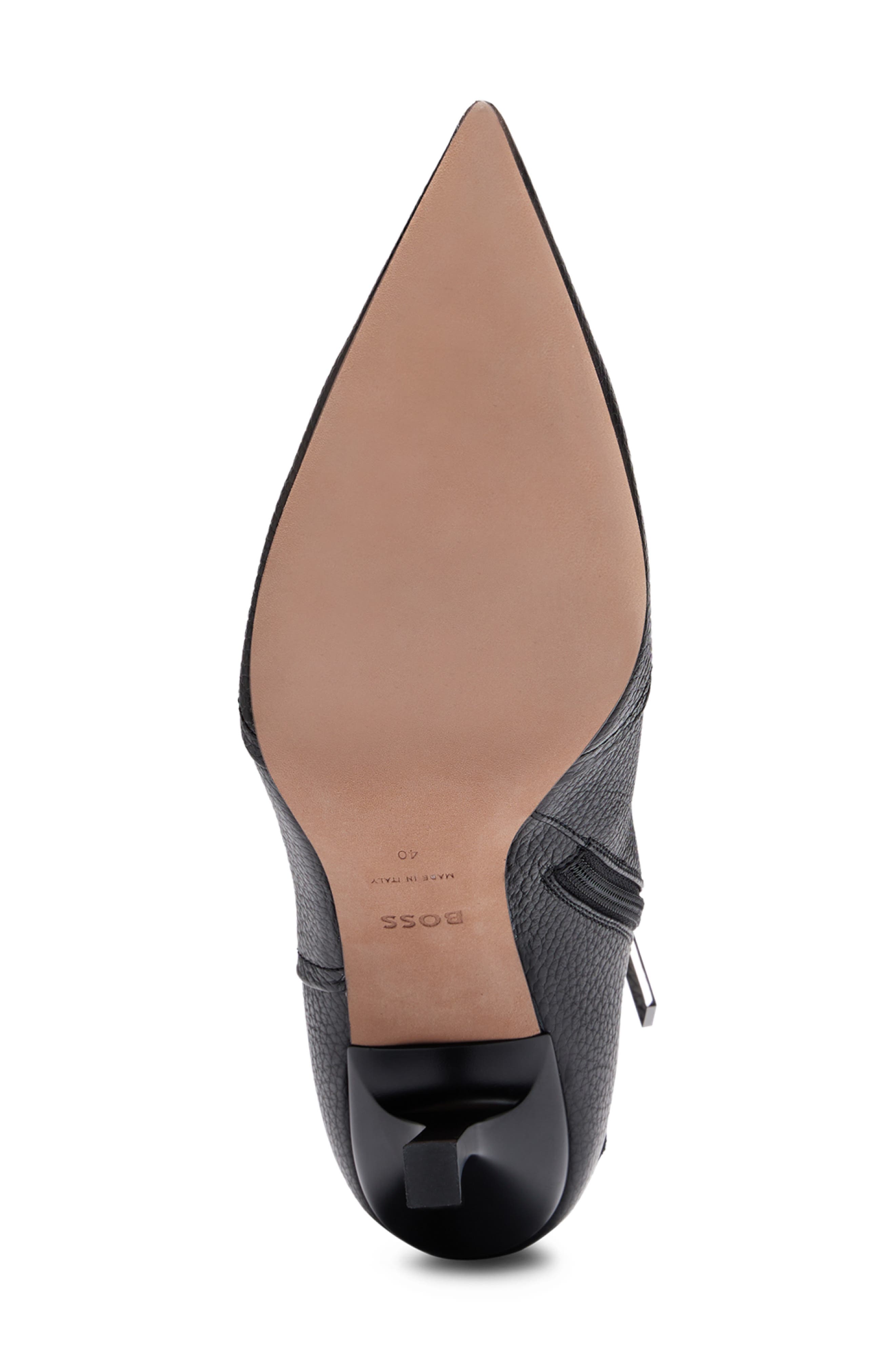 BOSS Vivian Pointed Toe Bootie, Alternate, color, Blk
