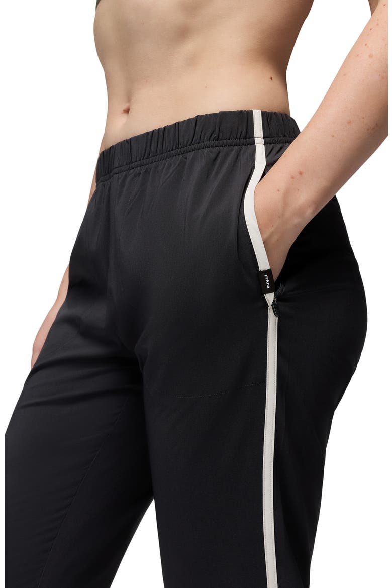 Railay Scallop Pants, Alternate, color, BLACK