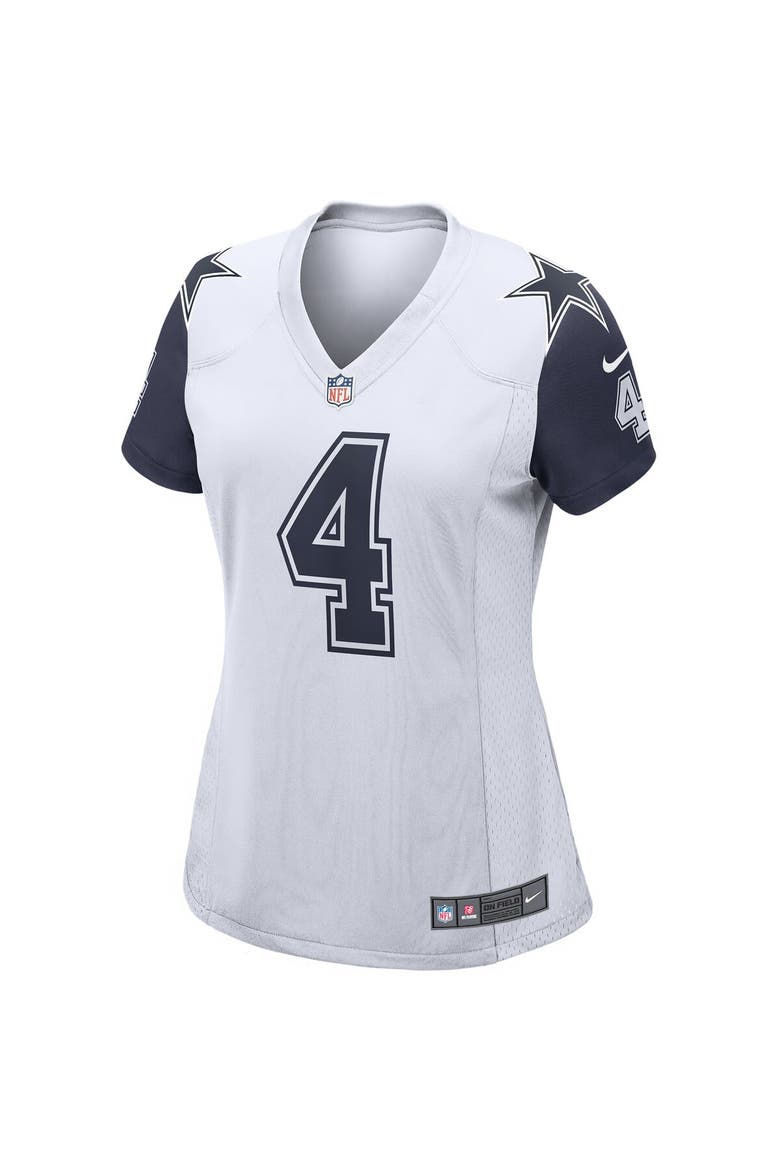 Women's Nike Dak Prescott White Dallas Cowboys Alternate Game Jersey, Alternate, color, White