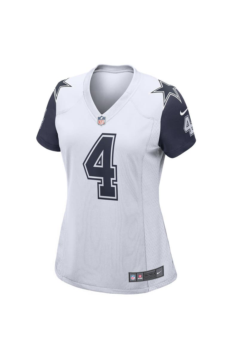 Nike Women's Nike Dak Prescott White Dallas Cowboys Alternate Game Jersey, Alternate, color, White