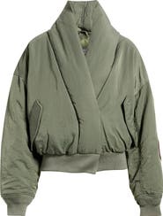 Alpha Industries Shawl Collar Down Flight Jacket