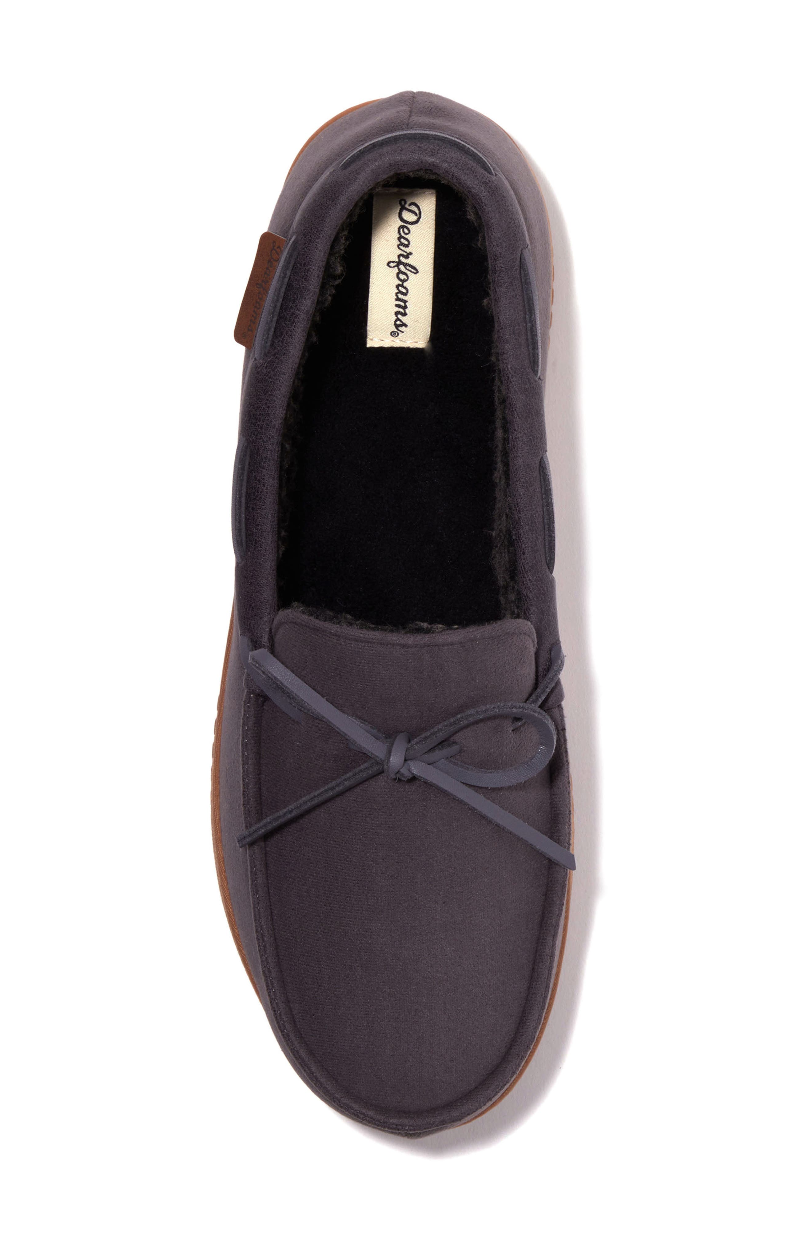 Pierce Faux Shearling Moccasin Slipper, Alternate, color, PAVEMENT