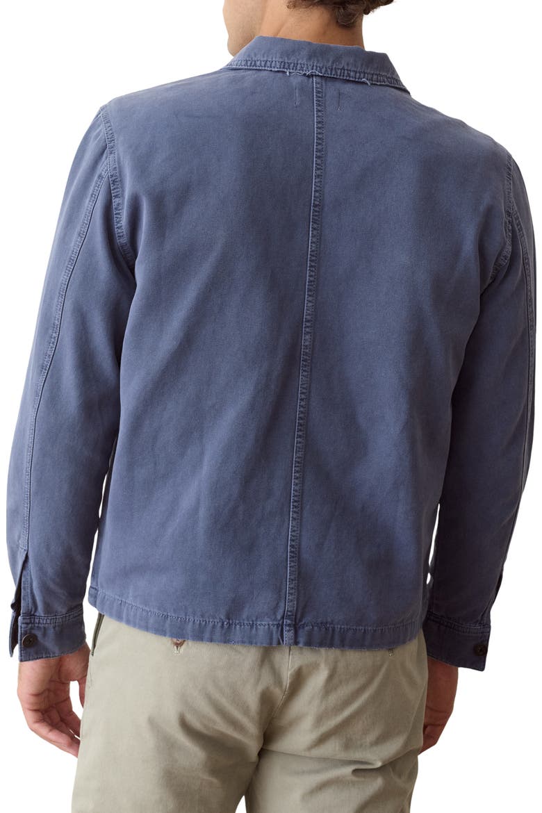 Patrick Cotton Overshirt, Alternate, color, FRENCH BLUE