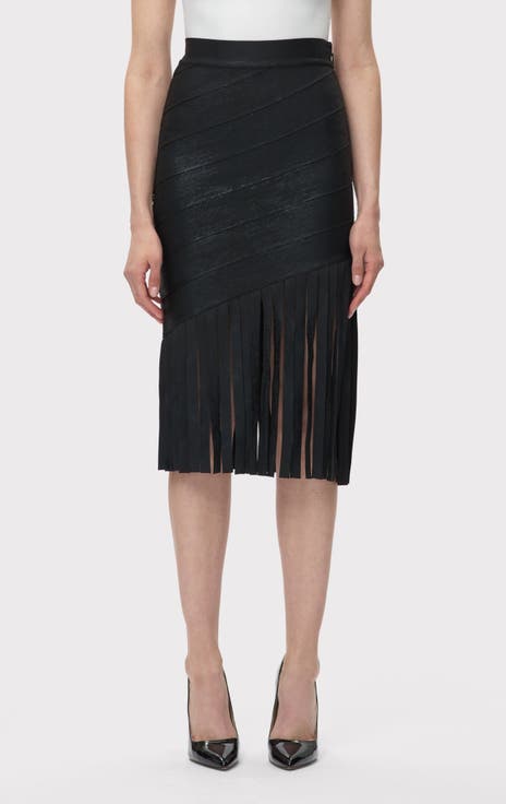 The Metallic Nicole Skirt