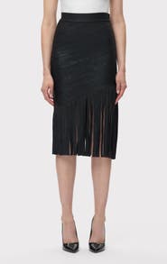 Herve Leger The Metallic Nicole Skirt