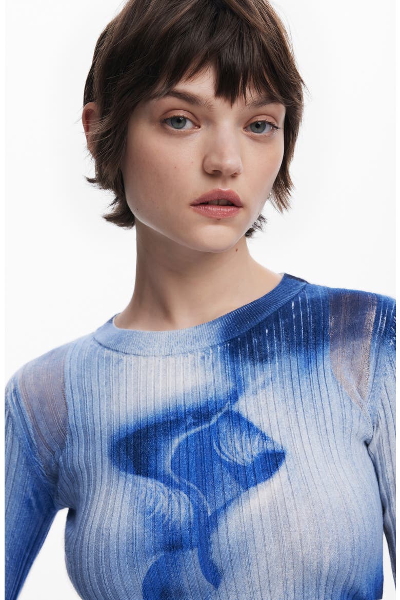 Rib Sweater, Alternate, color, DARK BLUE