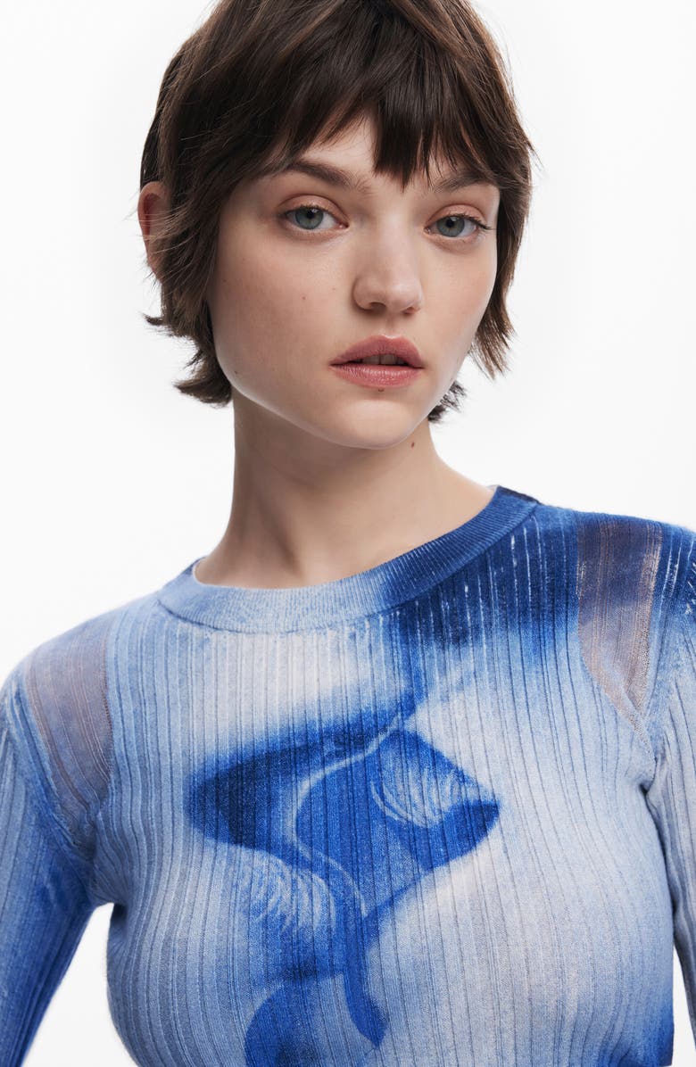 Desigual Rib Sweater, Alternate, color,