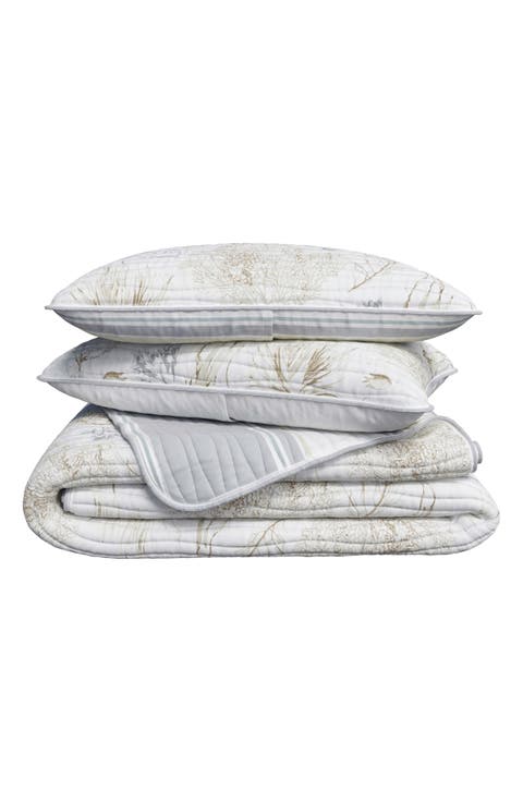 3-Piece Coastal Quilt Set