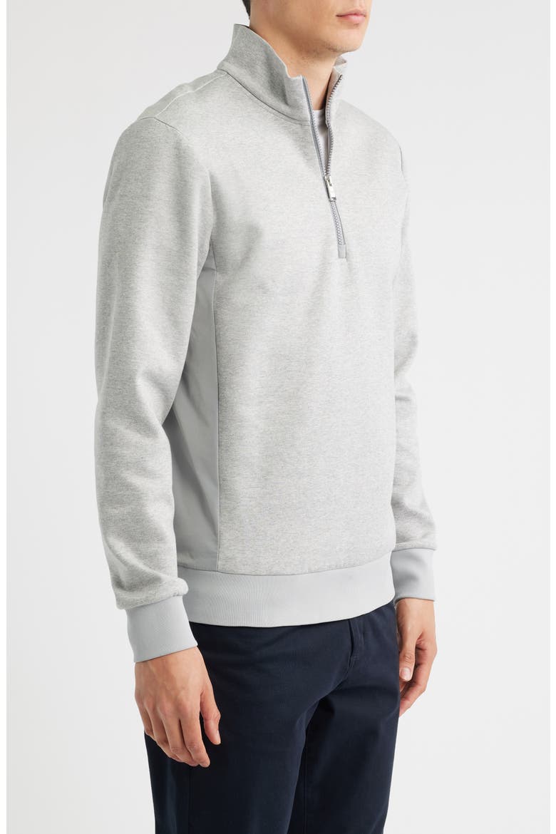 Sidney Quarter Zip Pullover, Alternate, color, SILVER