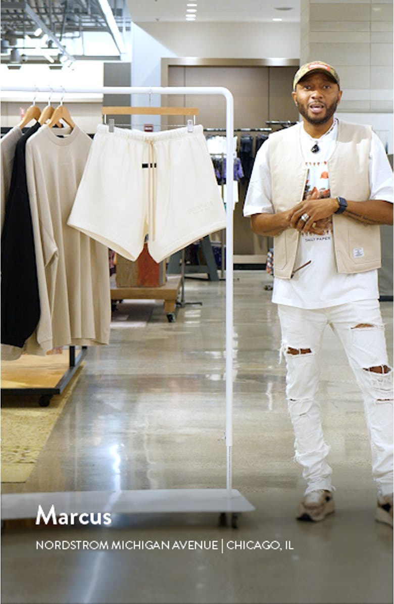 Cotton Blend Sweat Shorts, sales video thumbnail