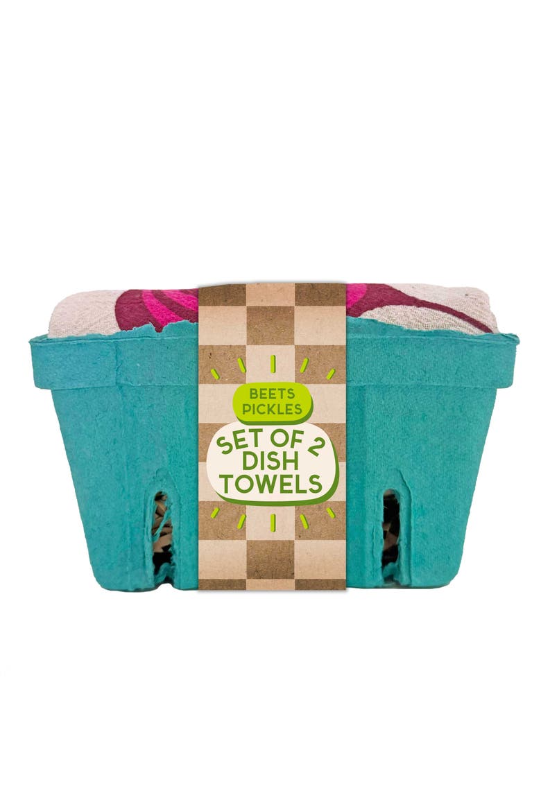 Pickled Please - Dish Towel Set of 2, Alternate, color, No Color