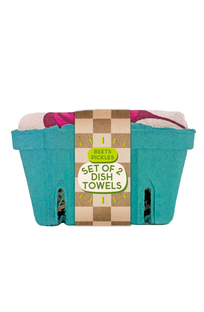 The Neighborgoods Pickled Please - Dish Towel Set of 2, Alternate, color, NO COLOR