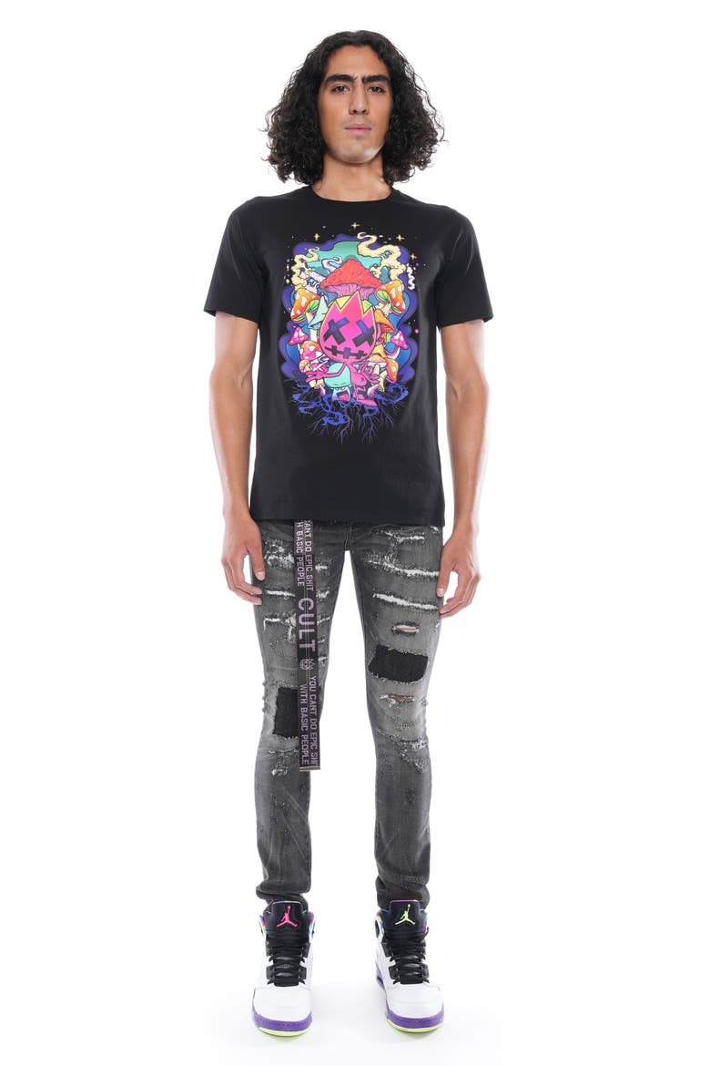 Shimuchan Shroom Graphic T-Shirt, Alternate, color, BLACK