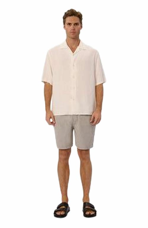 Industrie Australia The Havana Short Sleeve Shirt In Neutral
