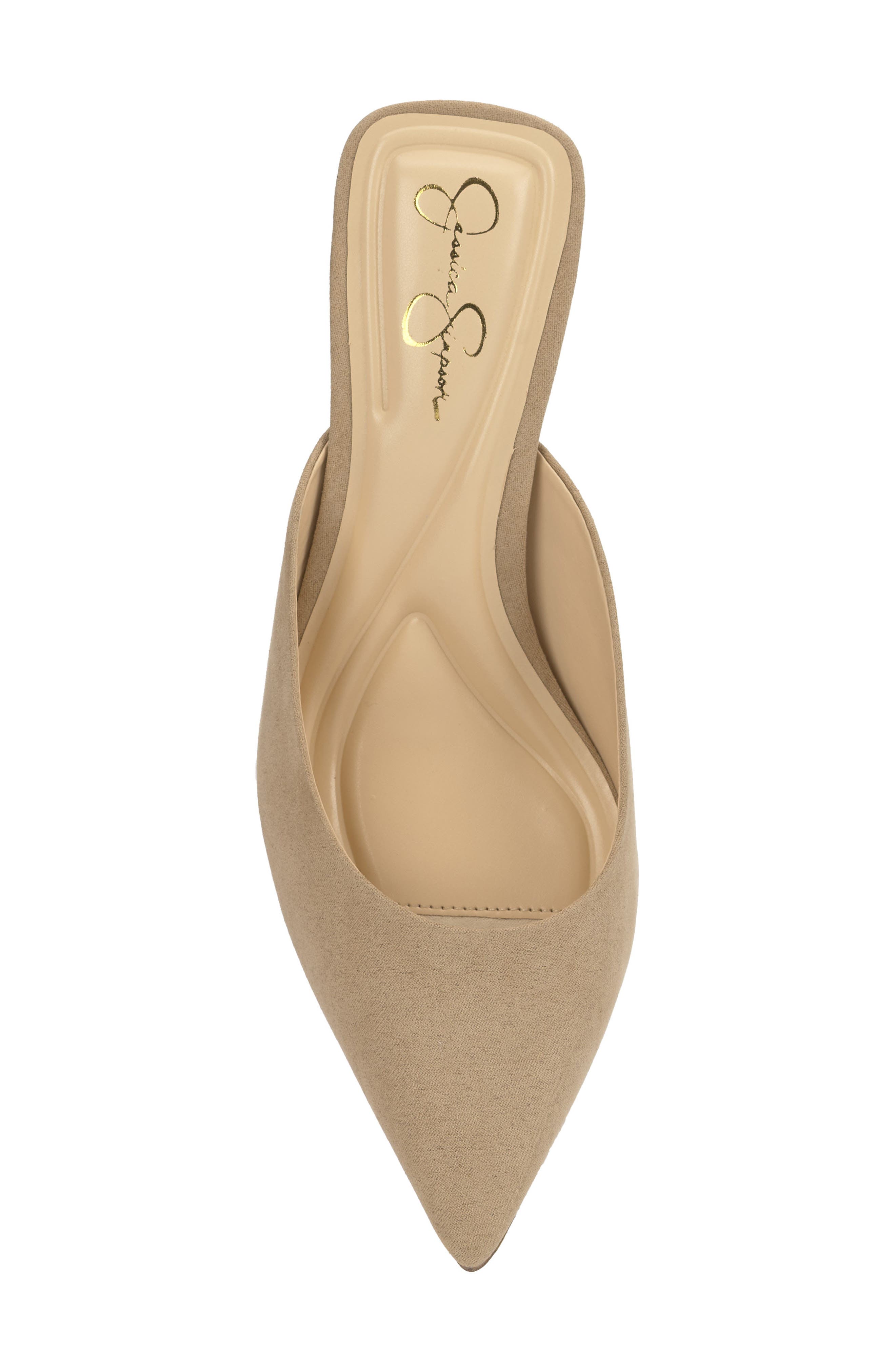 Jessica Simpson Belvaen Pointed Toe Mule, Alternate, color, Brown