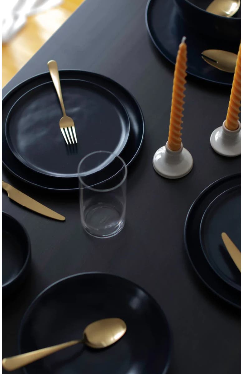 Fable Home Dinner Plates, Alternate, color, Midnight Blue