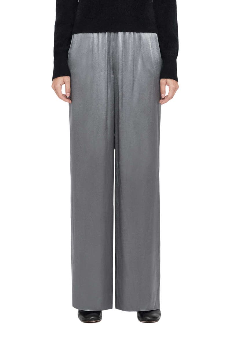 Lycia Wide Leg Pants, Main, color, SMOKE GREY