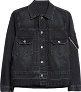 Sacai Denim & Nylon Twill Jacket