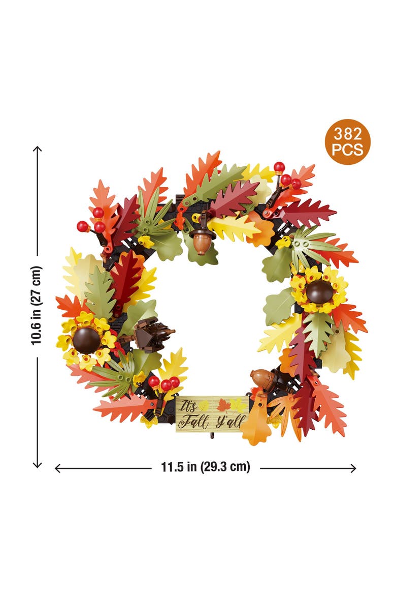 Fall Harvest Harvest Wreath 2in1 Building Set, Alternate, color, Red