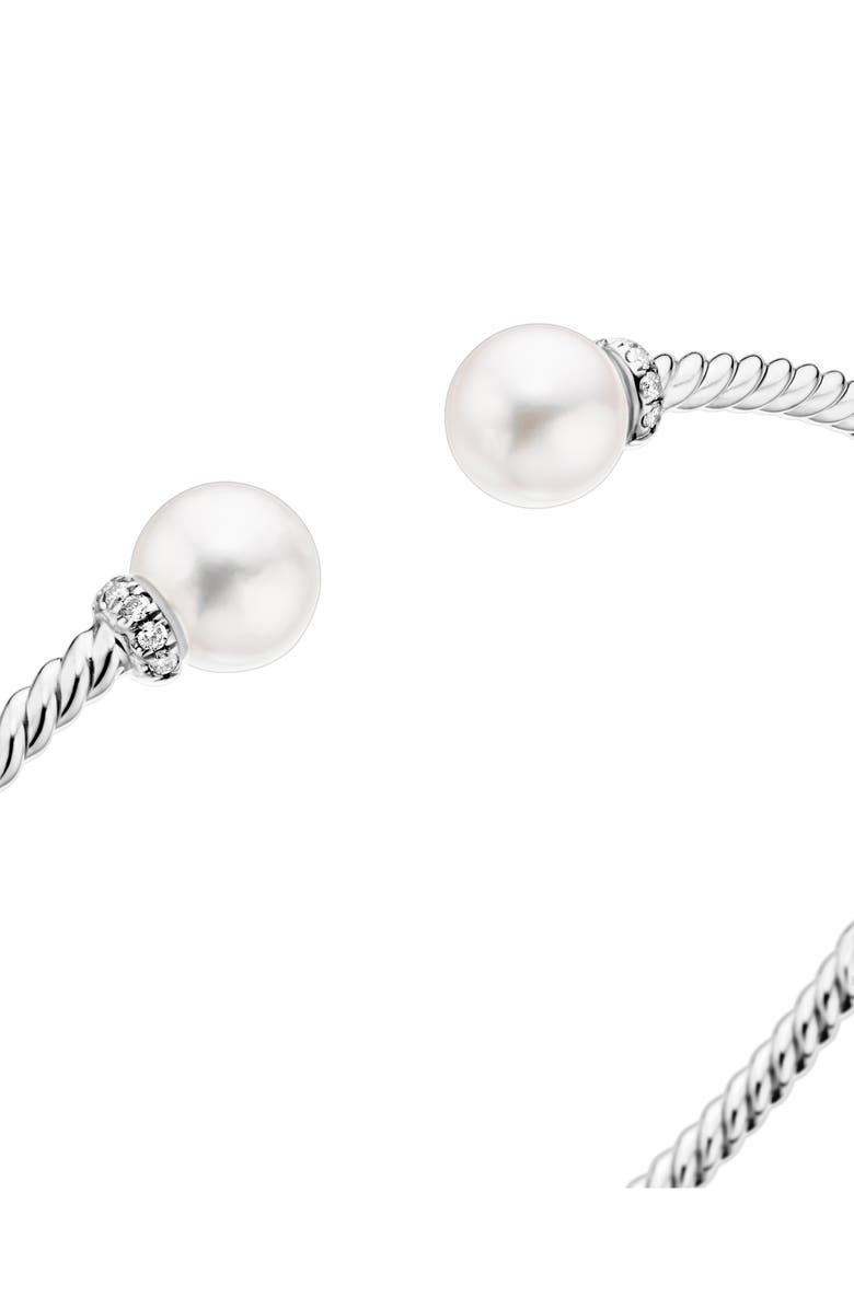David Yurman Solari Pearl Bracelet with Diamonds in 18K Gold, Alternate, color, 