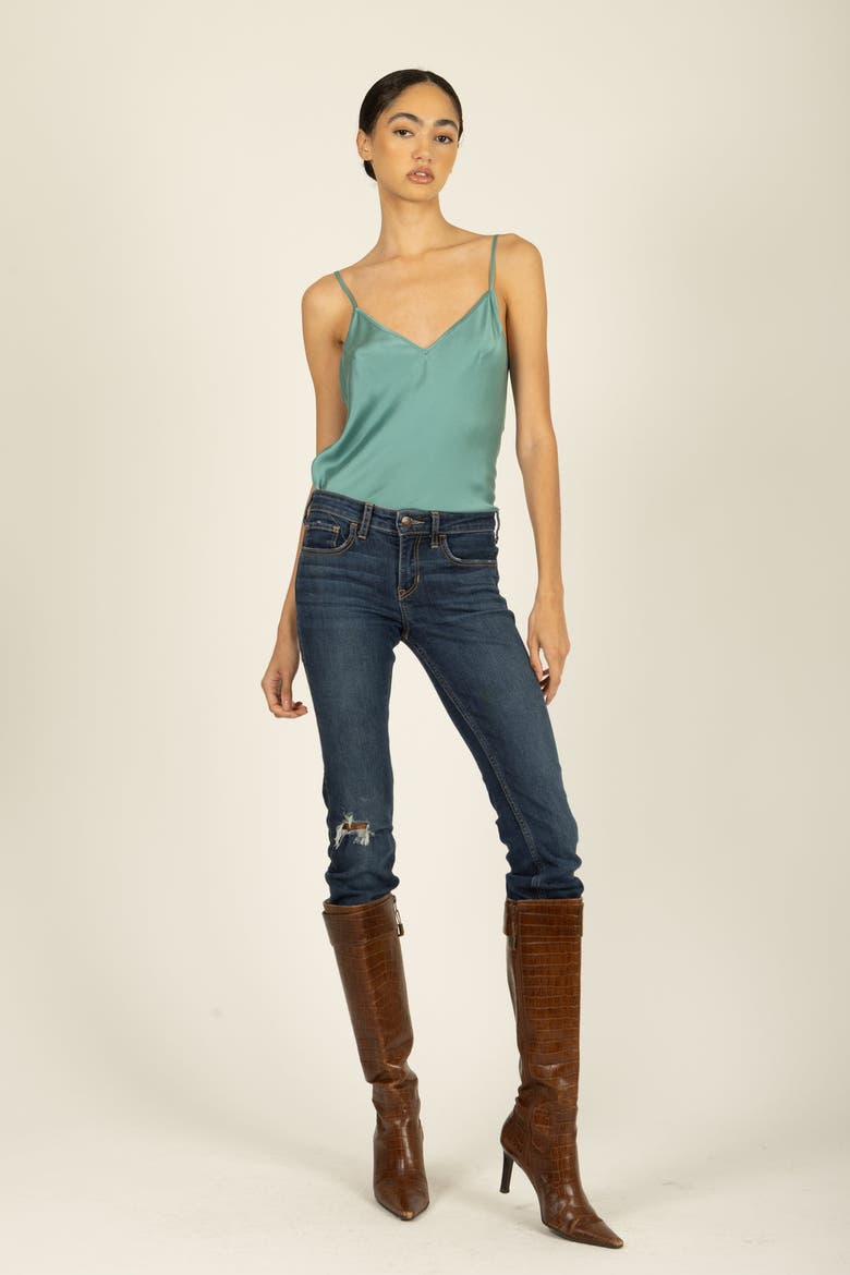 Adina Cami Top, Alternate, color, Cyan Green