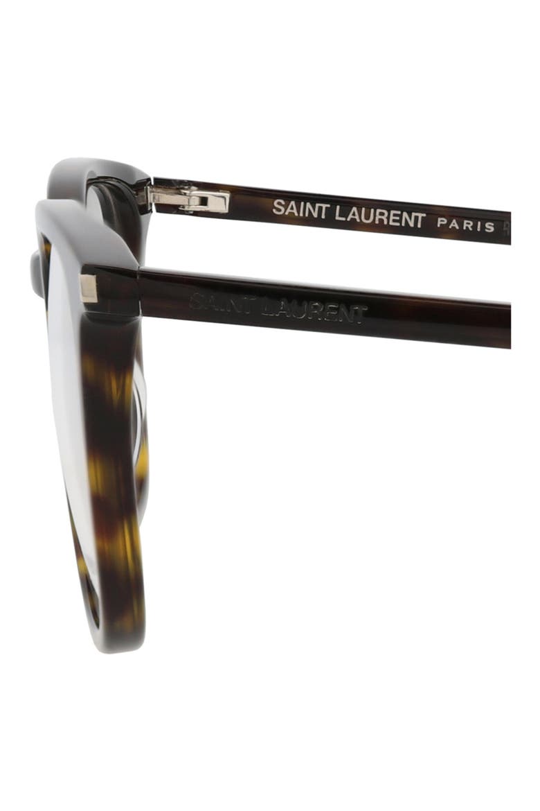 52mm Square Optical Glasses, Alternate, color, HAVANA HAVANA TRANSPARENT
