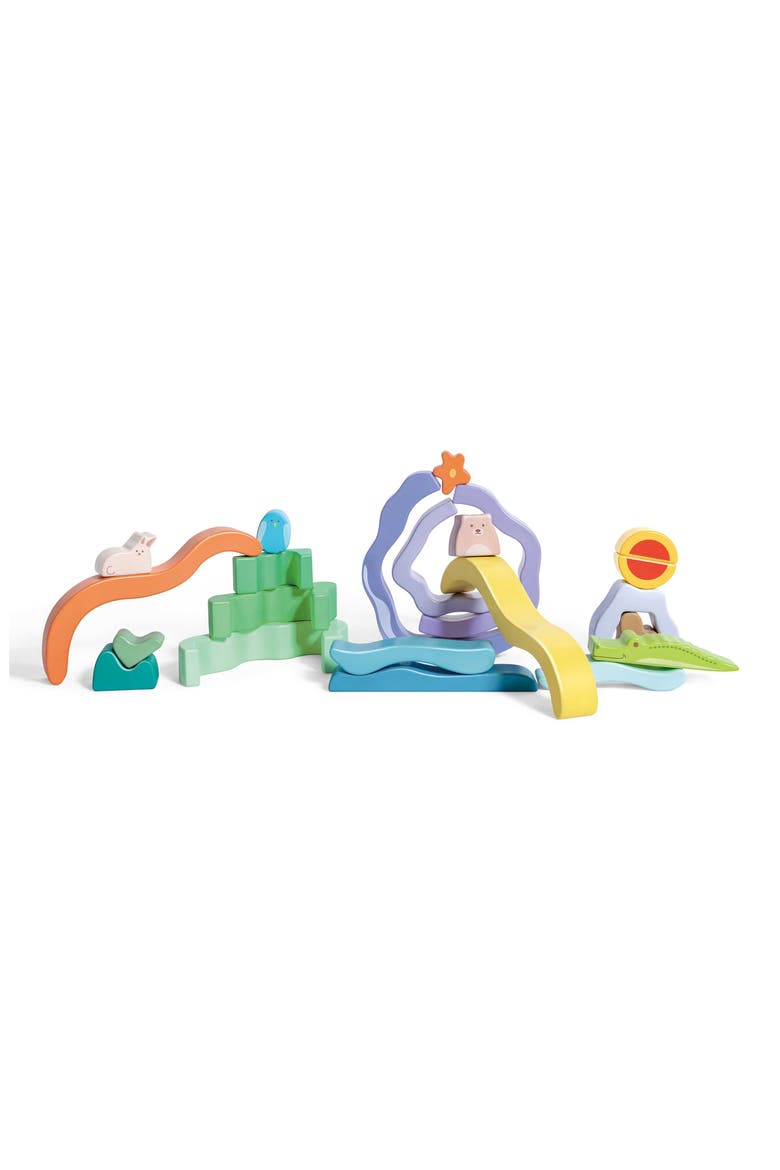 Nature Scene Stacking Blocks, Alternate, color, MULTI