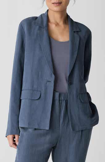Organic Linen & Silk Blazer