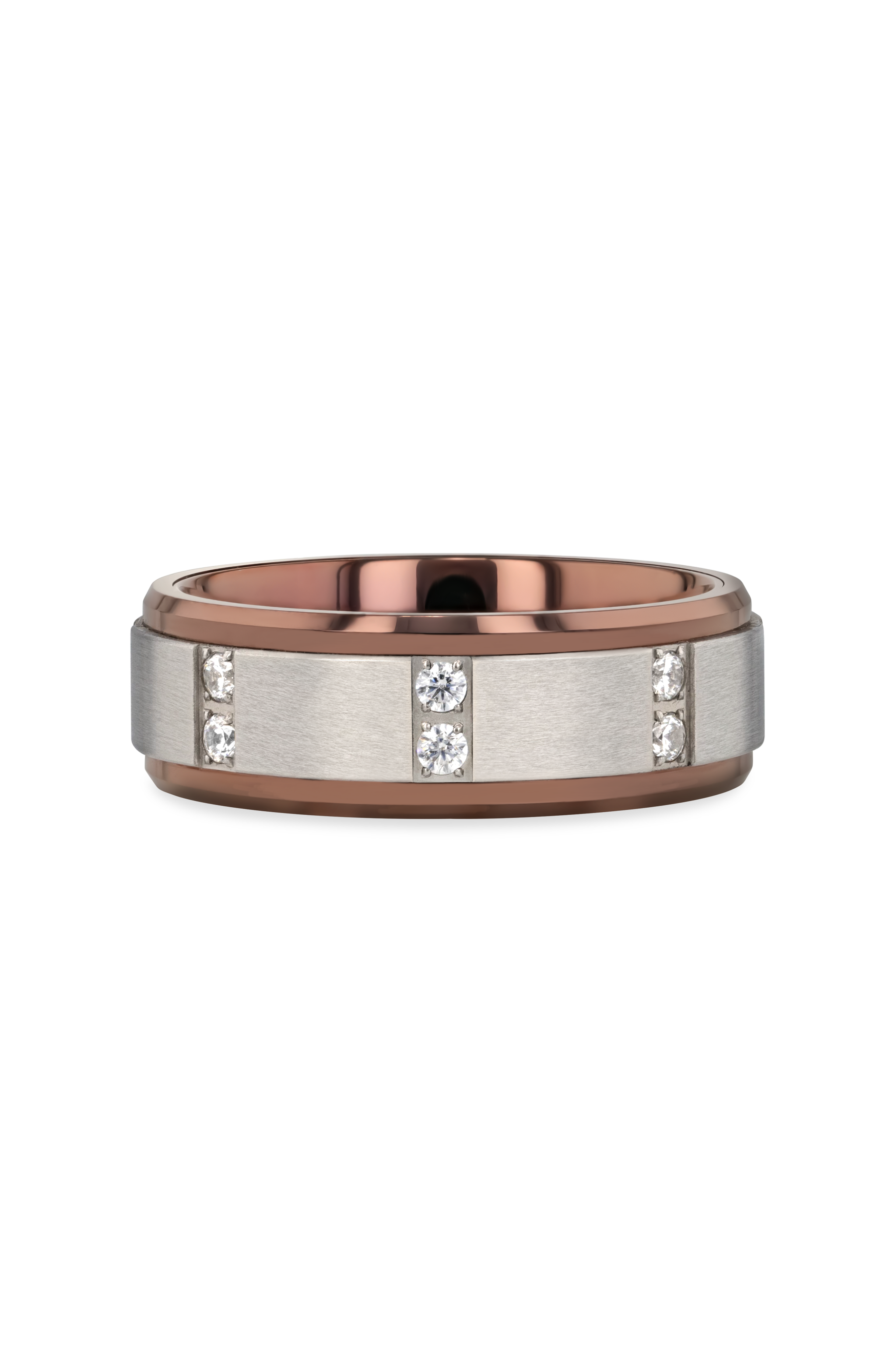 Larson Jewelers Beowulf Raised Center Tungsten Wedding Band (Men ...