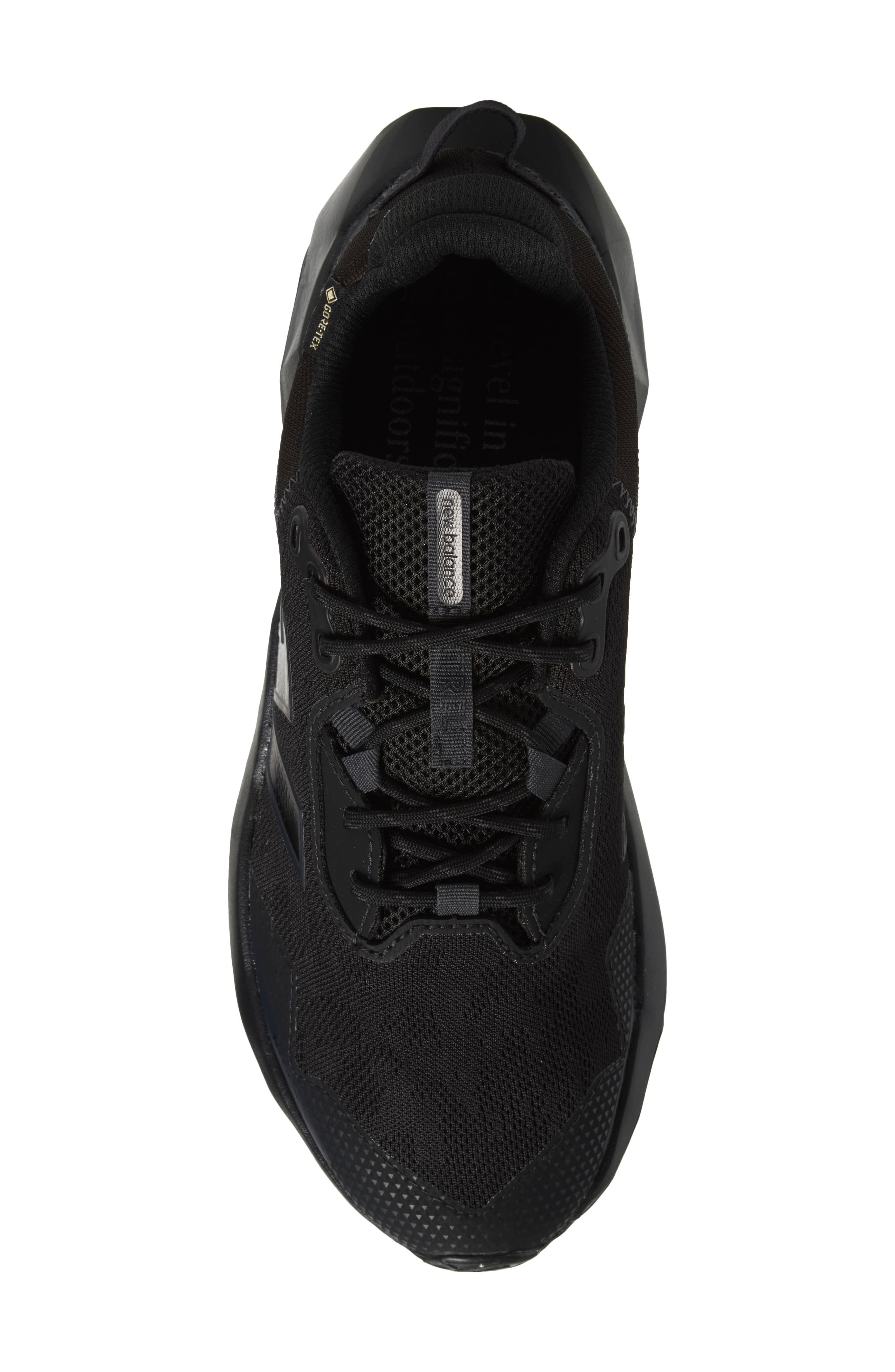 DynaSoft Nitrel v6 GORE-TEX Trail Shoe, Alternate, color, BLACK/ BLACK