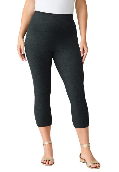 Plus Size Essential Stretch Capri Legging