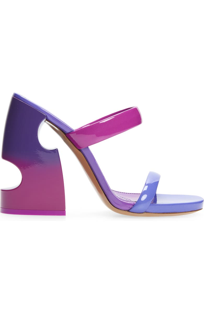 Off-White Shade Meteor Block Heel Slide Sandal, Alternate, color,
